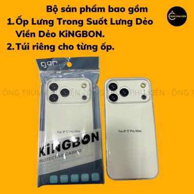 Ốp Lưng iPhone Dẻo Trong Suốt A+ - Bảo Vệ Tối Ưu, Giá Chỉ 14.500₫