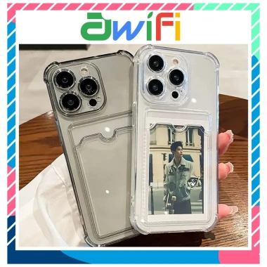 Ốp Lưng iPhone Đựng Ảnh và Thẻ Cao Cấp, Chống Sốc, Bảo Vệ Camera - Tương Thích 7/8/X/XS/11/12/13/14/15/16/17 Plus/Pro/Max