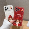 Ốp Lưng iPhone Girl Tết 2.026 viền thẳng bảo vệ camera iPhone 7‑17 - Giá 31.500₫