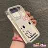 Ốp lưng iPhone Hello Kitty màu hồng silicone TPU mềm cho iPhone 17/16/15/14/13/12/11 Pro Max - Giá chỉ 29.900₫ 5