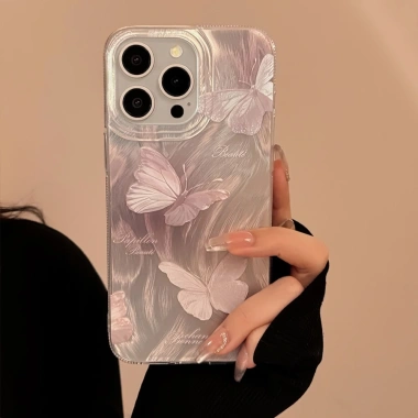 Ốp Lưng iPhone Hoạ Tiết Lông Vũ 7 Màu – Lưng Cứng Viền Mềm Chống Sóc Cho iPhone 11‑17