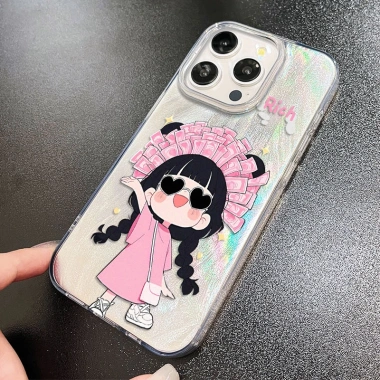 Ốp Lưng iPhone IMD Chống Vân Tay & Trầy – Tương Thích iPhone 16-15-14-13-12-11 Pro Max, Giá 20.000₫