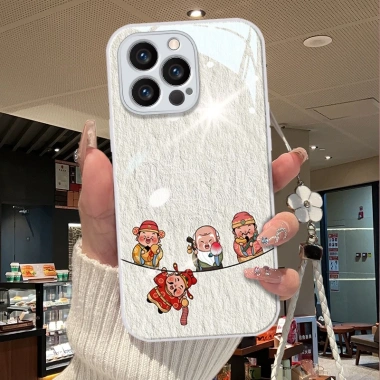 Ốp lưng iPhone mặt kính in hình Phúc Lộc Thọ - Giá ưu đãi 20.000 cho 7+, XS, XS Max, 11-13, 11-15 Pro Max