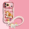 Ốp Lưng iPhone Ngựa Hoạt Hình Màu Hồng Ngọt Ngào Shell Tương Thích 17-11, Pro Max, X, XS, XR, 7/8 Plus Giá 8.900 VND