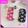 Ốp lưng iPhone Nơ trắng TPU – Chống sốc, tương thích iPhone 16‑15‑14‑13‑12‑11 Pro/Promax/7/8 Plus/X/XR/XS Max/SE – Giá 26.900₫