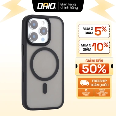 Ốp Lưng iPhone ORIO TS-72 Nhám Chống Vân Tay Sạc Không Dây Chống Sốc 4 Góc 50.000