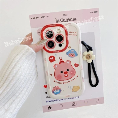 Ốp lưng iPhone Ruby silicon TPU mềm - Tương thích iPhone 17 15 14 13 12 11 Pro/Max, giảm 16,800đ