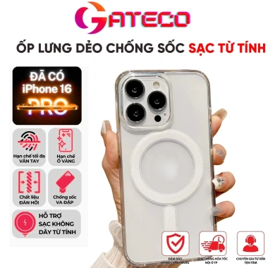 Ốp Lưng iPhone Sạc Không Dây Tương Thích Pro Max 15-17, 13-14, XS Max - Mage