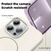 Ốp lưng iPhone silicon mềm mờ, chống vân tay, dây đeo từ tính, chống sốc Lanyar cho iPhone 16/15/14/13 Pro Max màu hồng 7