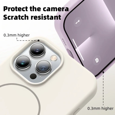 Ốp lưng iPhone silicon mềm mờ, chống vân tay, dây đeo từ tính, chống sốc Lanyar cho iPhone 16/15/14/13 Pro Max màu hồng