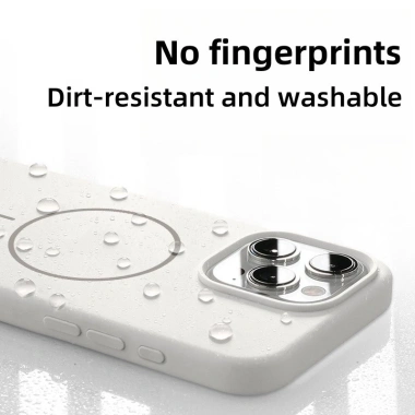 Ốp lưng iPhone silicon mềm mờ, chống vân tay, dây đeo từ tính, chống sốc Lanyar cho iPhone 16/15/14/13 Pro Max màu hồng