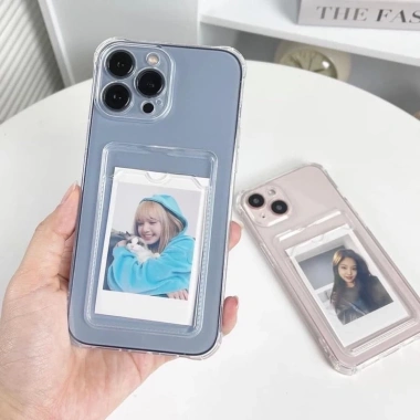 Ốp Lung iPhone Silicon Trong Suốt Ngăn Ví ATM iPhone 6 đến 16 Pro Max Giá 9.798₫