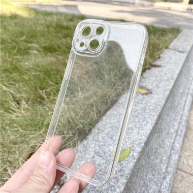 Ốp Lưng iPhone TPU Trong Suốt – Chống Sốc, Bảo Vệ Camera, Tương Thích iPhone 7‑15 Plus/Pro/Max/Air