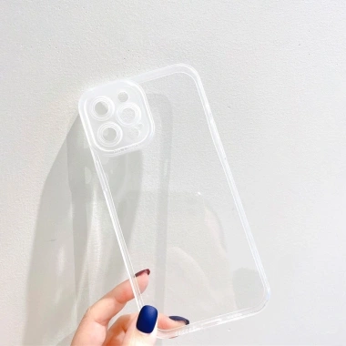 Ốp Lưng iPhone TPU Trong Suốt – Chống Sốc, Bảo Vệ Camera, Tương Thích iPhone 7‑15 Plus/Pro/Max/Air
