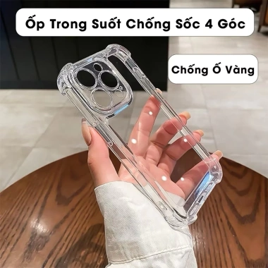 Ốp Lưng iPhone Trong Suốt Cao Cấp Chống Sốc Bảo Vệ Camera cho iPhone 6-15 Pro Max - 11.661 VND 3