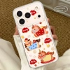 Ốp Lưng iPhone Trong Suốt Hình Ngựa Hoạt Hình Nhiều Màu, Tương Thích Từ iPhone 7 Đến 15 Pro Max Giá Ưu Đãi 4
