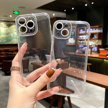 Ốp lưng iPhone trong suốt silicon mềm dẻo chống sốc, hạn chế ố vàng - Giá chỉ 8.999đ
