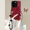 Ốp Lưng iPhone Trung Hoa Bướm Dây Xích Da, Silicon Lộn, Chống Sốc, Tương Thích 16 Pro Max, 15, 14, 13, 12, 11, X, XS, XR, XSMAX, 7P, 8P 3