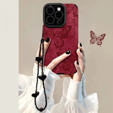 Ốp Lưng iPhone Trung Hoa Bướm Dây Xích Da, Silicon Lộn, Chống Sốc, Tương Thích 16 Pro Max, 15, 14, 13, 12, 11, X, XS, XR, XSMAX, 7P, 8P 3 Ốp Lưng iPhone Trung Hoa Bướm Dây Xích Da, Silicon Lộn, Chống Sốc, Tương Thích 16 Pro Max, 15, 14, 13, 12, 11, X, XS, XR, XSMAX, 7P, 8P 3