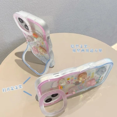 Ốp Lưng Lập Thể Tulip Duffy Waves iPhone 17/16/15, Giá 79.000đ Bảo Vệ Chống Sốc 2