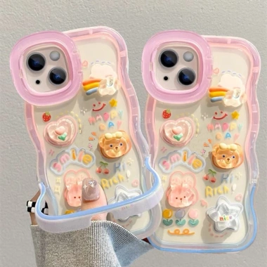 Ốp Lưng Lập Thể Tulip Duffy Waves iPhone 17/16/15, Giá 79.000đ Bảo Vệ Chống Sốc 5