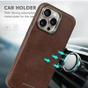Ốp lưng máy ảnh hợp kim cho iPhone 16 Pro Max, 15, 14 Plus, 13 Pro, 12 - Gắn từ tính ô tô, vỏ cứng hỗ trợ sạc không dây 5