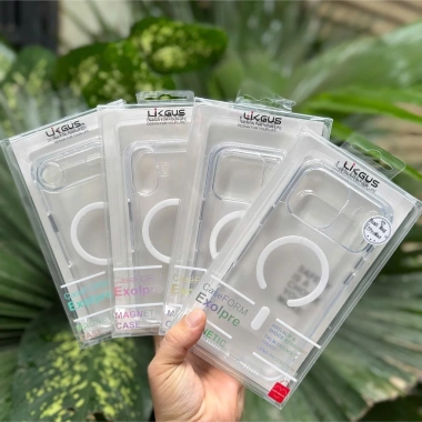 Ốp lưng nhám Magnetic chính hãng Likgus cho iPhone 17 ProMax và 15 Pro, chống ố, chống vân tay, hỗ trợ sạc không dây, chỉ 98.000₫