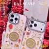 Ốp Lưng Nhũ Hồng Camera Kitty Charm Động Xoay Cành Đào Trắng Giá chỉ 137.000₫ 5