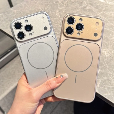 Ốp lưng PC mờ kính Funda iPhone 17 Pro Max, 13‑16, 17 Air/Pro – bảo vệ sạc không dây