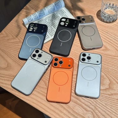 Ốp lưng PC mờ kính Funda iPhone 17 Pro Max, 13‑16, 17 Air/Pro – bảo vệ sạc không dây