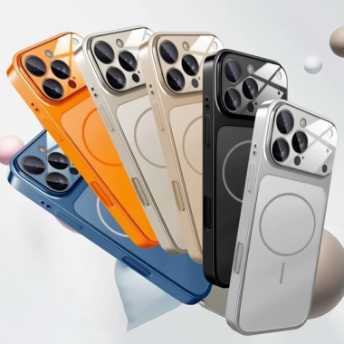 Ốp lưng PC mờ kính Funda iPhone 17 Pro Max, 13‑16, 17 Air/Pro – bảo vệ sạc không dây 9 Ốp lưng PC mờ kính Funda iPhone 17 Pro Max, 13‑16, 17 Air/Pro – bảo vệ sạc không dây 9