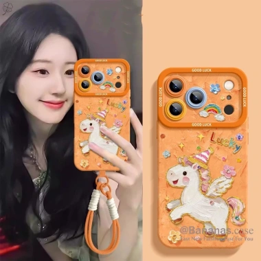 Ốp Lưng Pegasus Dễ Thương + Dây Buộc - Giá 36.900₫, tương thích iPhone 7‑17, Pro Max, XR, XS Max, SE2.020 6