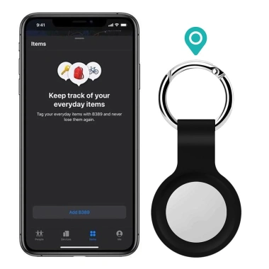 Ốp Lưng Silicon Apple AirTag Bảo Vệ Mềm, Chống Trầy Xước, Móc Khóa cho Thú Cưng & Hành Lý 6