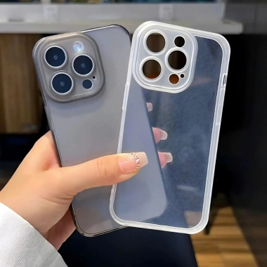 Ốp Lưng Silicon Mềm Chống Sốc Trong Suốt Cạnh Ngọc cho iPhone 7/8/X/XS/11/12/13/14/15/16/17 Plus/Pro/Max - Giá 20.900 VND