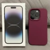 Ốp Lưng Silicon Mềm Màu Rượu Vang Đỏ Chống Trơn Trượt cho iPhone 7‑16 Pro Max, XR, XS, Mini
