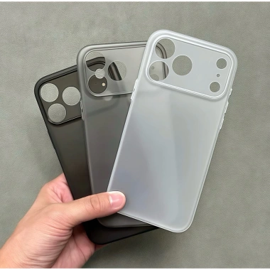 Ốp lưng TPU mềm mỏng chống bám vân tay cho iPhone 12‑17 – Giá chỉ 65.000 VND