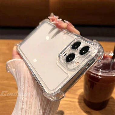 Ốp Lưng Trong Suốt Chống Sốc iPhone 17/16/15/14/13/12/11 Pro Max – Túi khí 4 góc, không ố vàng, giá chỉ 58.800₫
