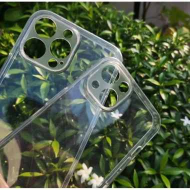 Ốp lưng trong suốt mỏng dẻo bảo vệ khung camera iPhone 13‑17 Pro Max Air - Gor 50k 9