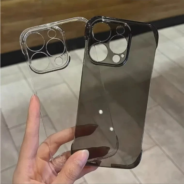 Ốp Lưng Trong Suốt Siêu Mỏng Không Khung cho iPhone 17-16-15-14-13-12-11, Pro Max, X, XR, XS Plus - Nhựa Cứng Chống Sốc 46.395₫