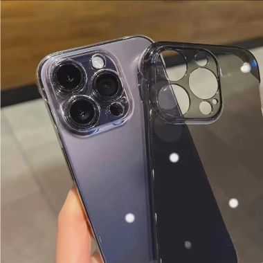 Ốp Lưng Trong Suốt Siêu Mỏng Không Khung cho iPhone 17-16-15-14-13-12-11, Pro Max, X, XR, XS Plus - Nhựa Cứng Chống Sốc 46.395₫