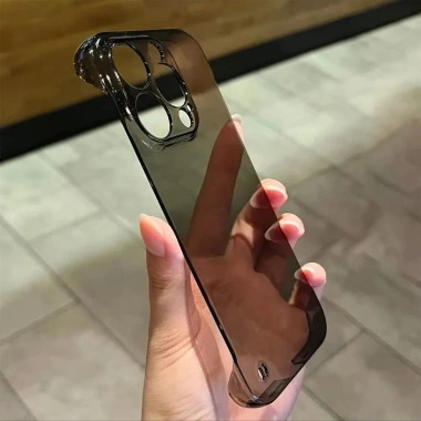 Ốp Lưng Trong Suốt Siêu Mỏng Không Khung cho iPhone 17-16-15-14-13-12-11, Pro Max, X, XR, XS Plus - Nhựa Cứng Chống Sốc 46.395₫
