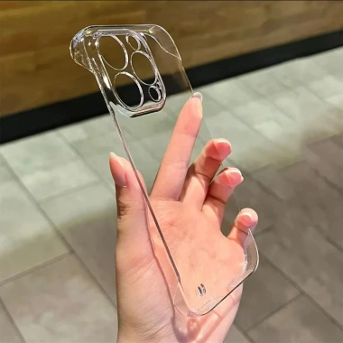 Ốp Lưng Trong Suốt Siêu Mỏng Không Khung cho iPhone 17-16-15-14-13-12-11, Pro Max, X, XR, XS Plus - Nhựa Cứng Chống Sốc 46.395₫