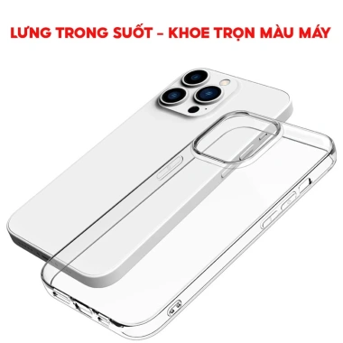 Ốp Lưng Trong Suốt Siêu Mỏng Không Ố Vàng LIKGUS VN iPhone 11-17 - Giá 100k