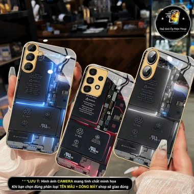 Ốp lưng Viền Vàng công nghệ mạch điện - Kính cường lực cao cấp, bảo vệ tối ưu, giá chỉ 44.500 VND 2