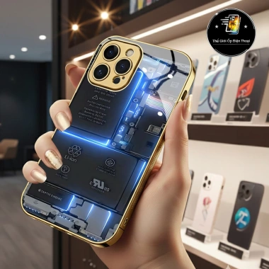 Ốp lưng Viền Vàng công nghệ mạch điện - Kính cường lực cao cấp, bảo vệ tối ưu, giá chỉ 44.500 VND 5