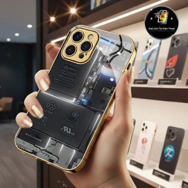 Ốp lưng Viền Vàng công nghệ mạch điện - Kính cường lực cao cấp, bảo vệ tối ưu, giá chỉ 44.500 VND 6