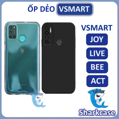 Ốp lưng VSmart Joy silicon trong suốt dẻo, giảm giá 20% chỉ 23.800đ