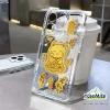 Ốp Mèo chiêu tài iPhone 16 Pro Max - TPU mềm trong suốt, lá vàng Thần Tài bảo vệ
