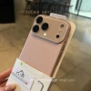 Ốp PC da litchi cho iPhone 13‑17 Pro Max bảo vệ camera, chống sốc, mặt sau cứng 2