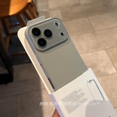Ốp PC da litchi cho iPhone 13‑17 Pro Max bảo vệ camera, chống sốc, mặt sau cứng